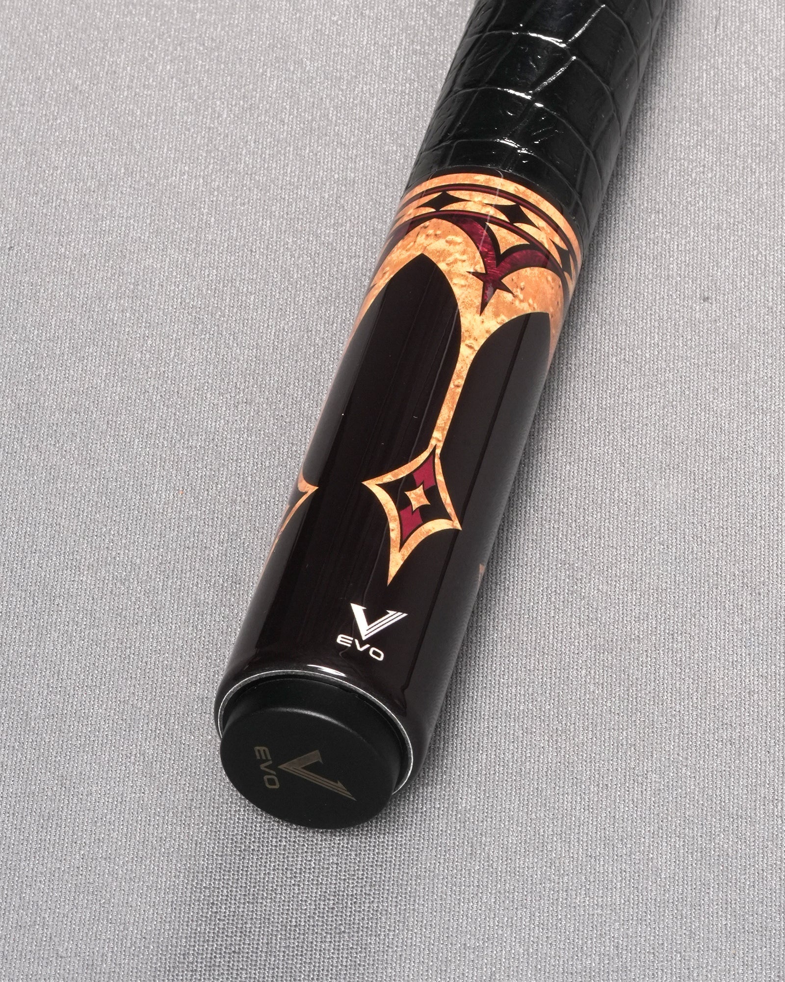 EVO CROWN MAXBING EDITION - ROYAL BLACK - BLACK LEATHER WRAP