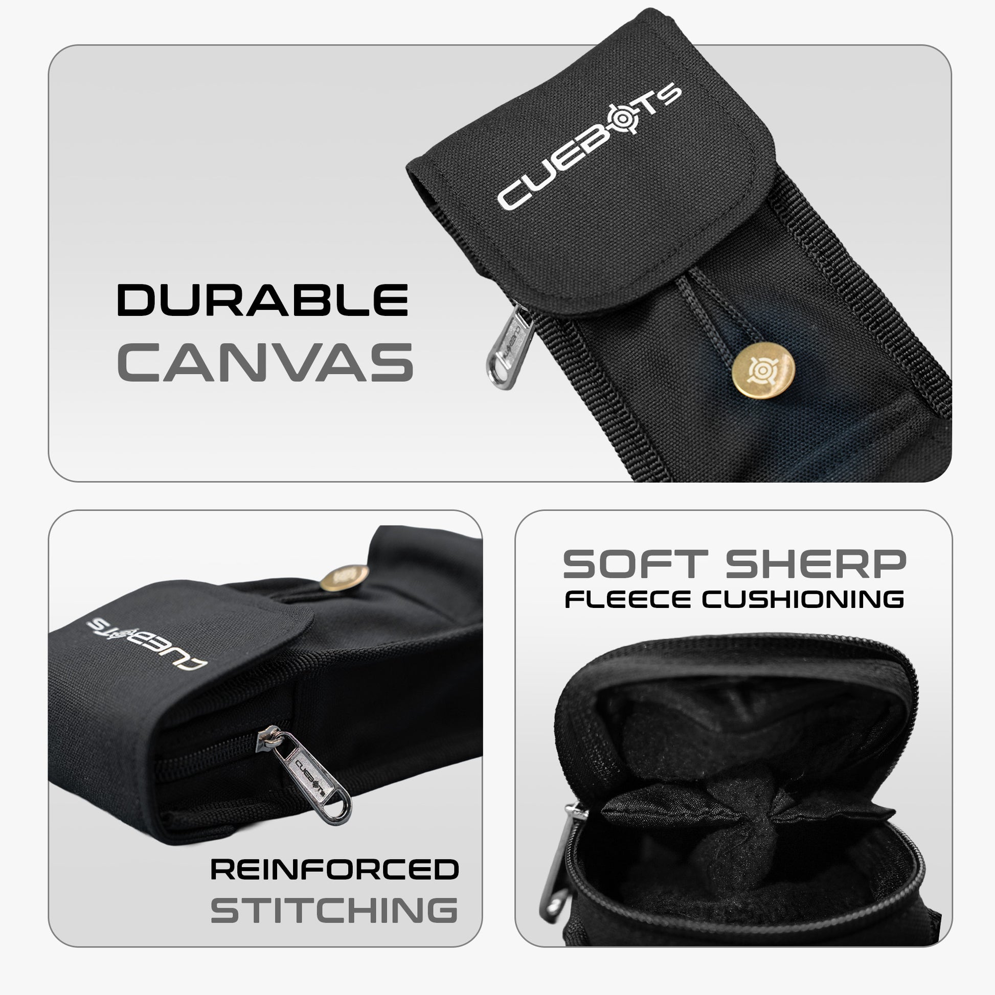 CUEBOTS SOFT CASE - BLACK