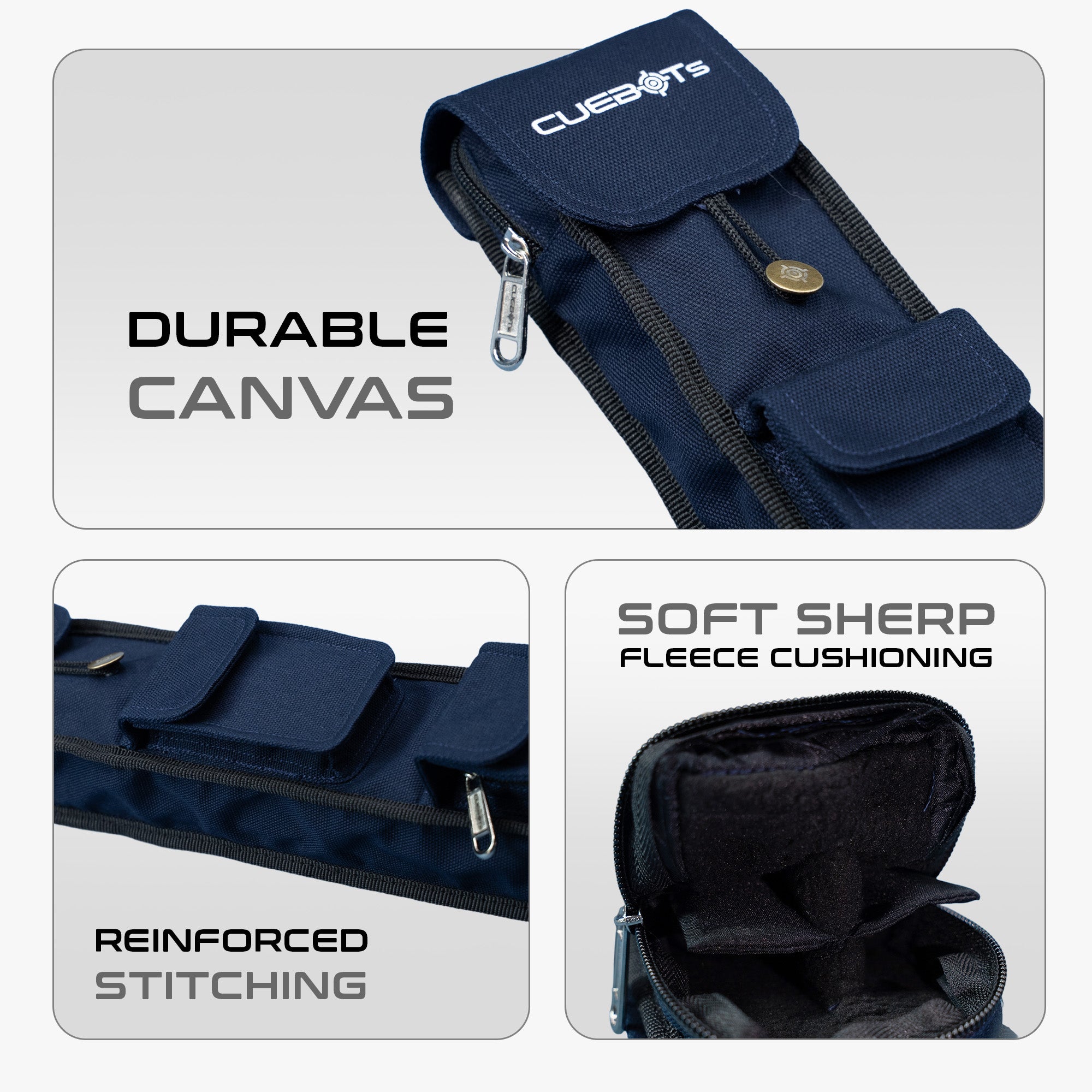 CUEBOTS SOFT CASE - BLUE