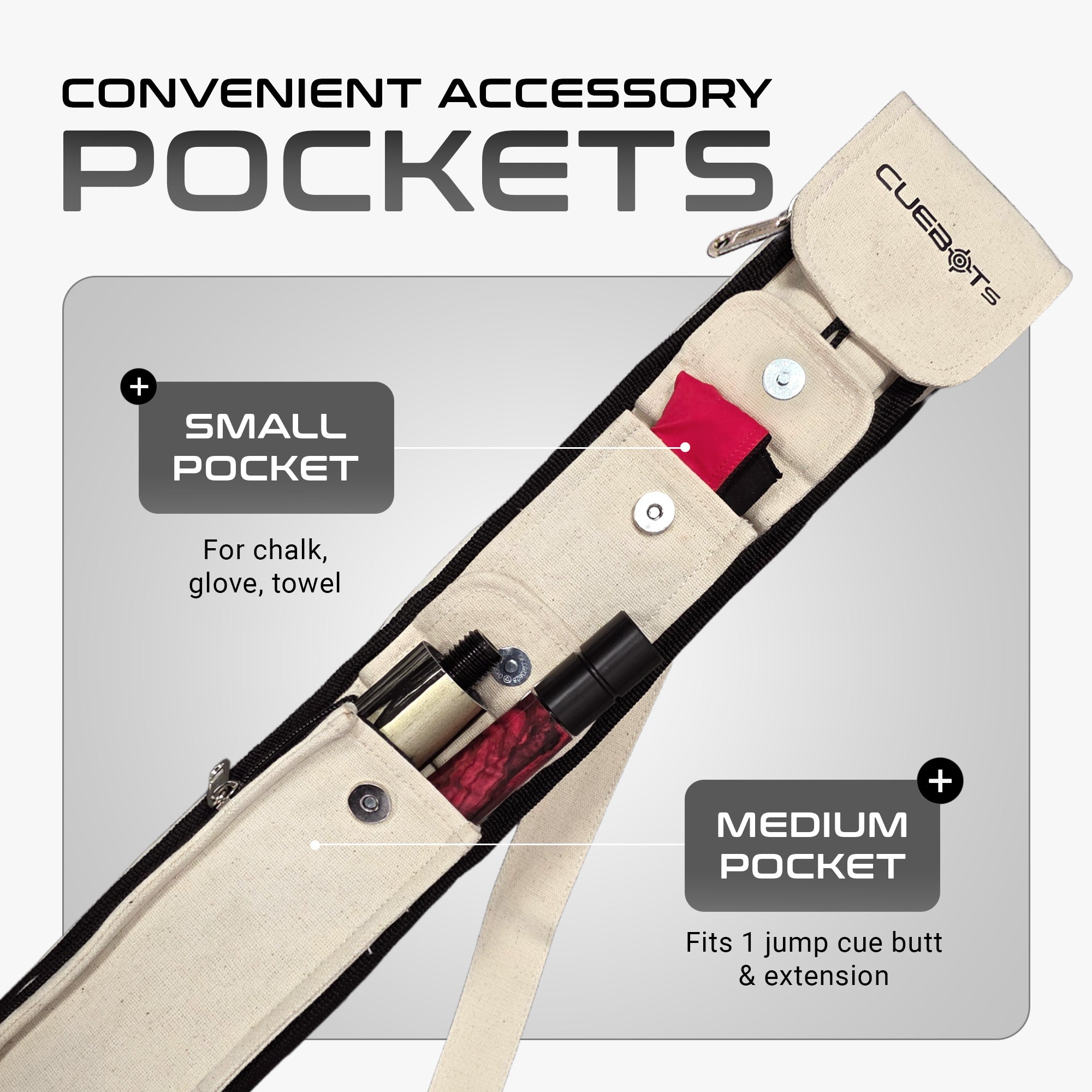 CUEBOTS SOFT CASE - WHITE