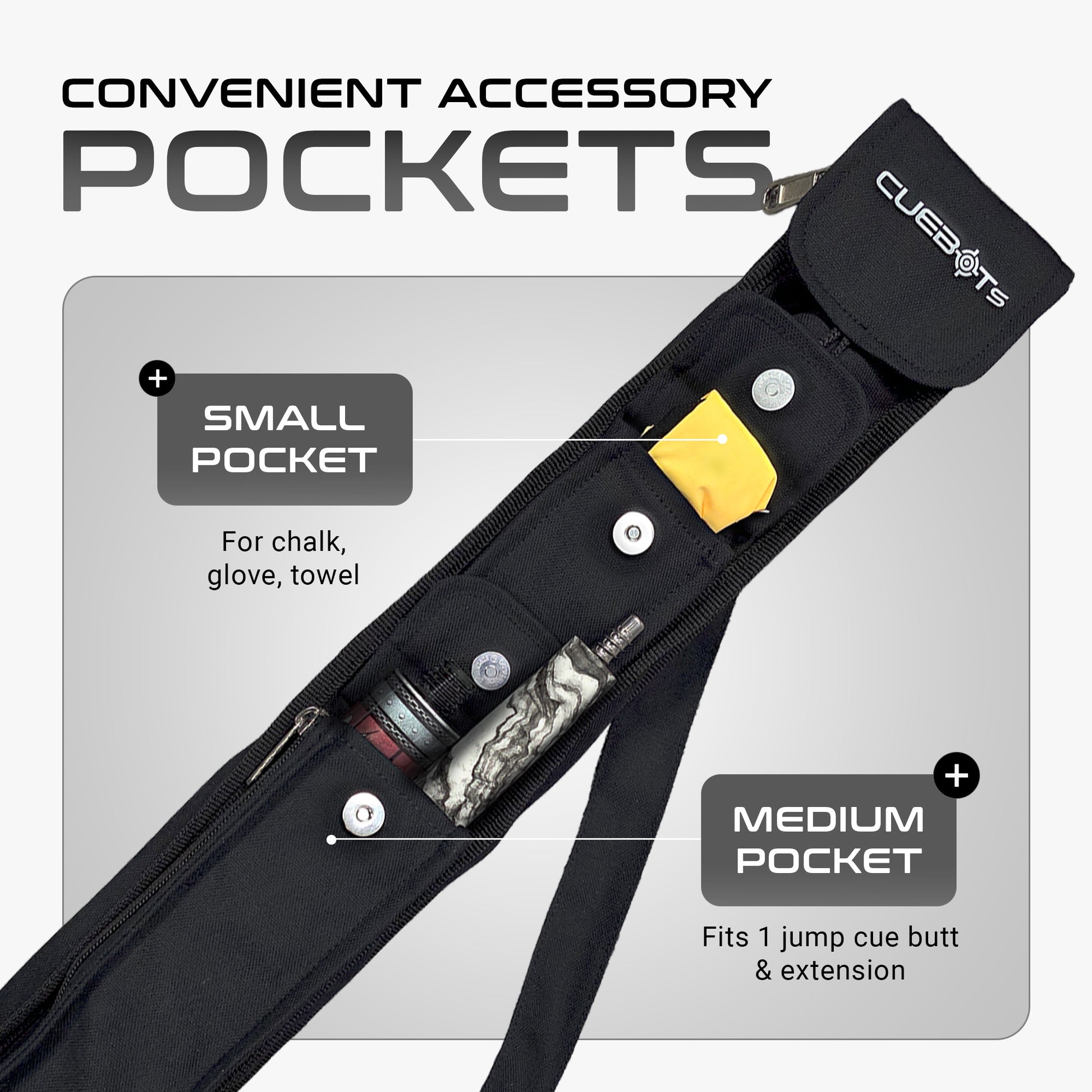 CUEBOTS SOFT CASE - BLACK