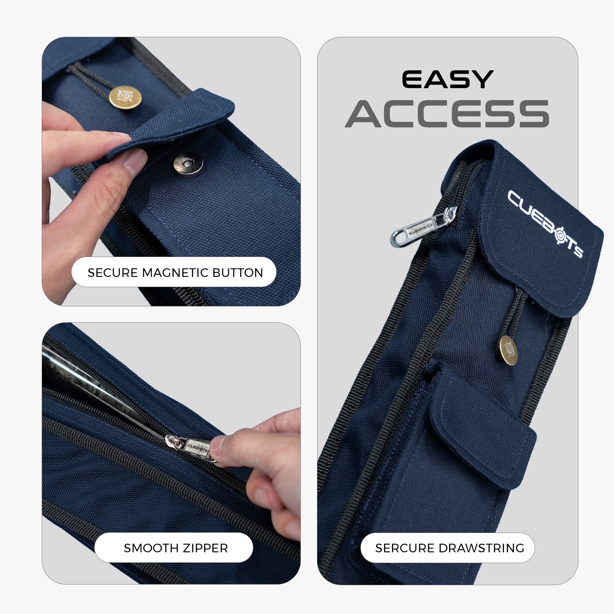 CUEBOTS SOFT CASE - BLUE