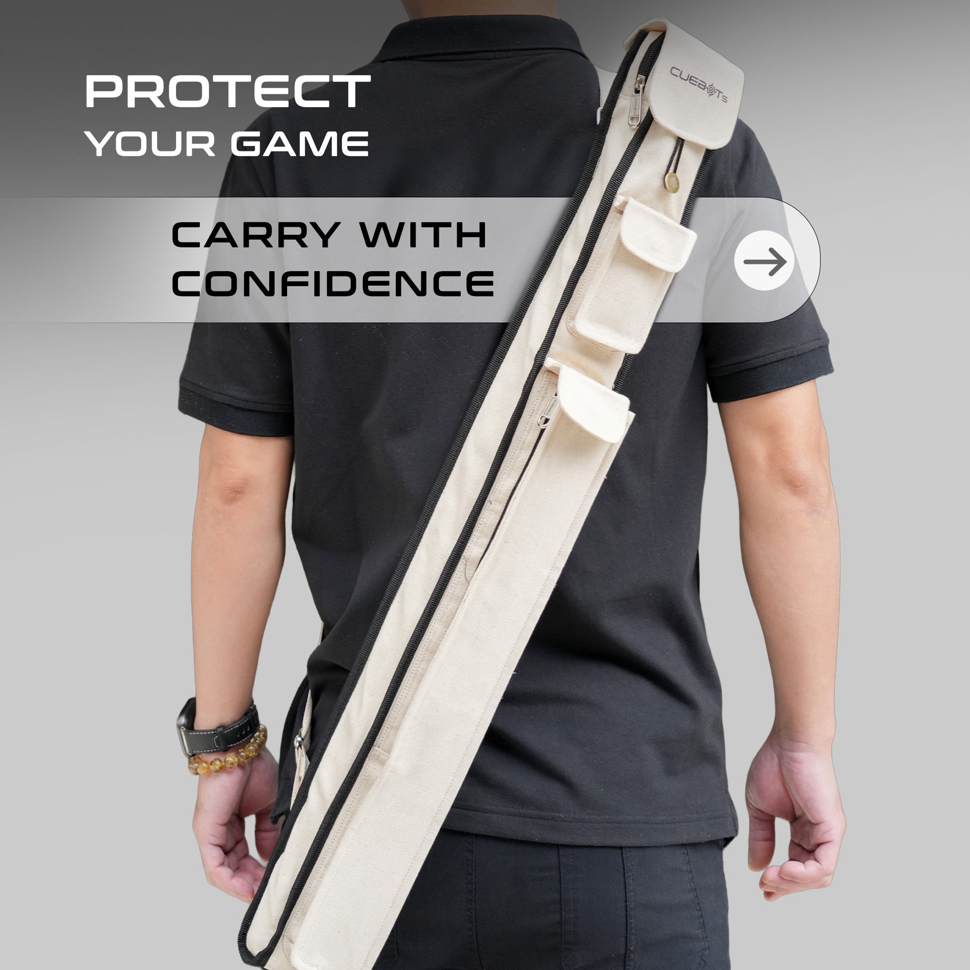 CUEBOTS SOFT CASE - WHITE