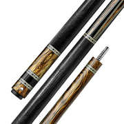 Rhino RETRÔ Cue Butt - Bocote - Lizard Embossed Microfiber Leather Wrap & Point