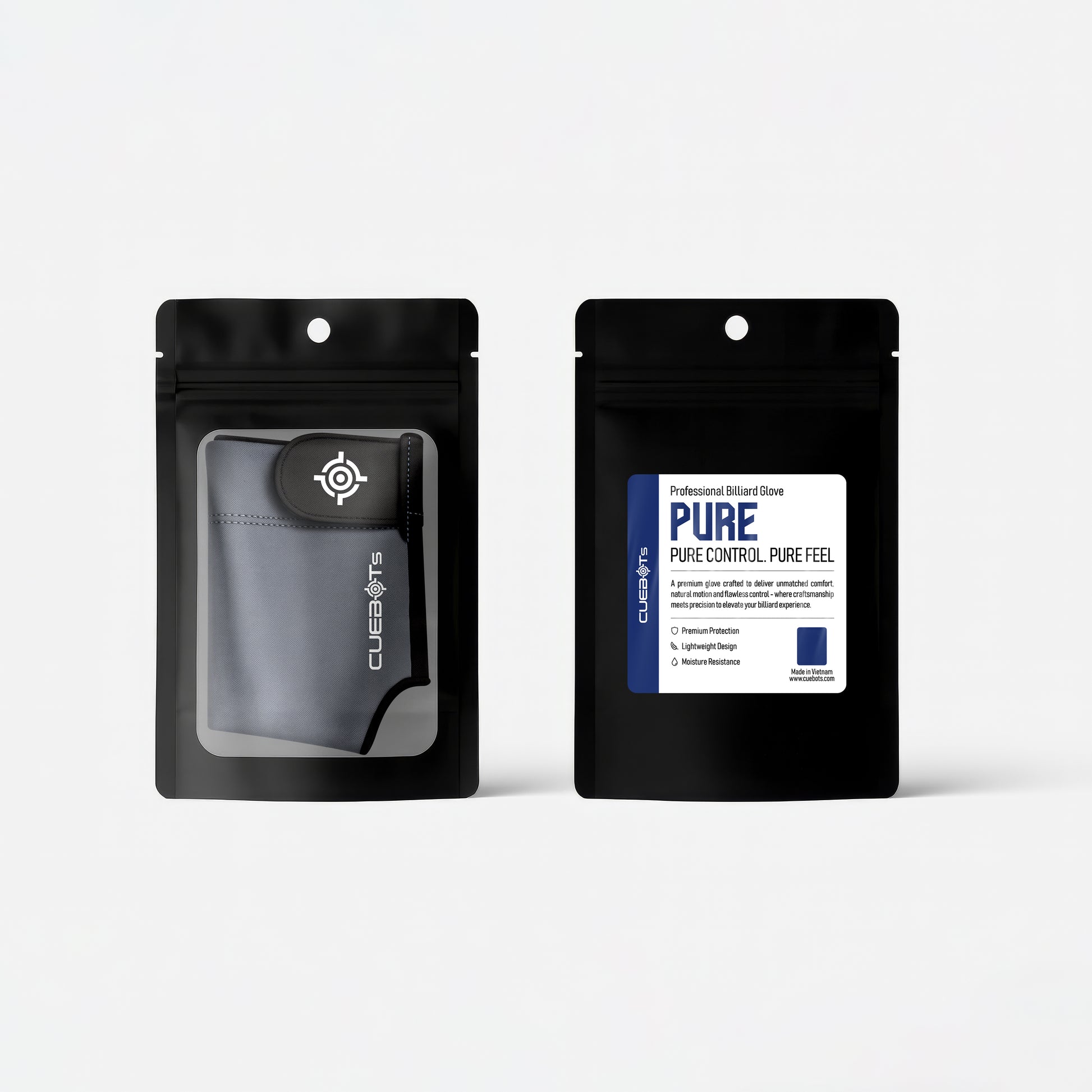CUEBOTS Right Hand Glove - Pure Grey