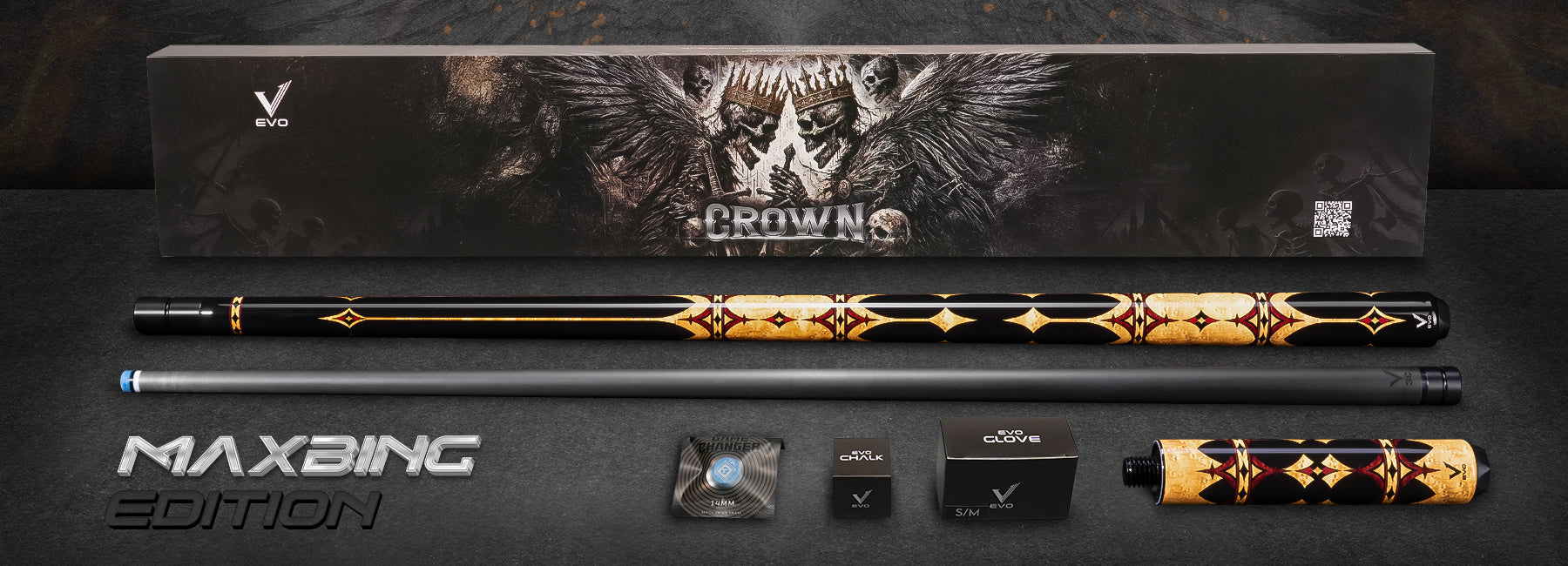 EVO CROWN CAROM MAXBING EDITION - ROYAL BLACK