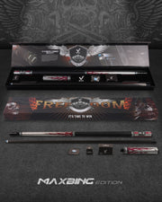 EVO FREEDOM MAXBING EDITION - CRIMSON FLAME - BLACK LEATHER WRAP