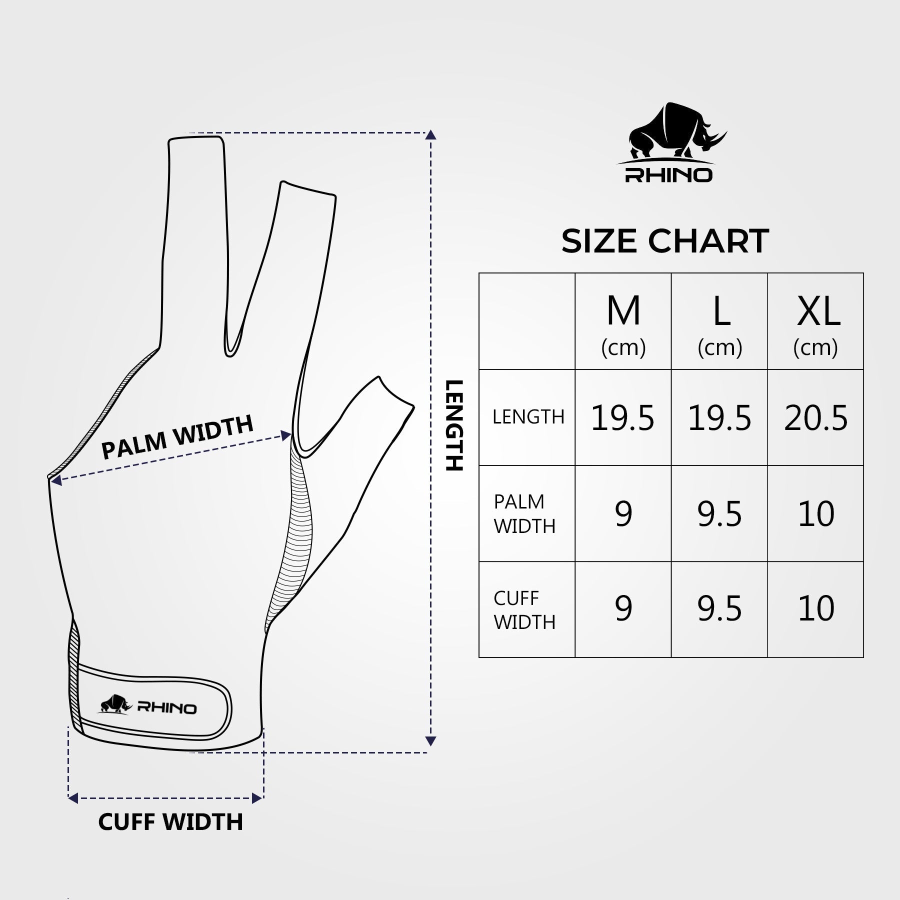 RHINO VOYAGER GLOVE - LEFT HAND