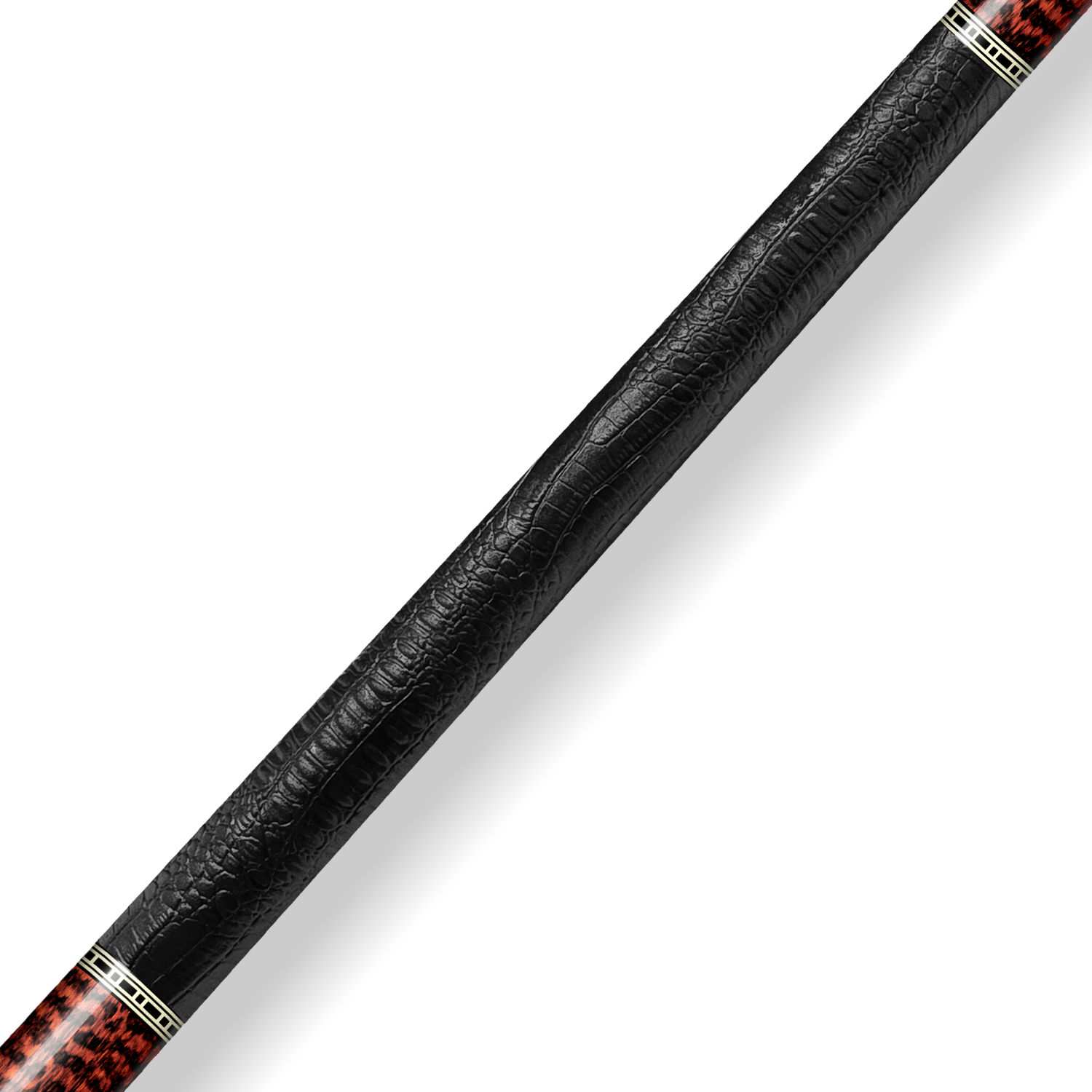 Rhino RETRÔ Cue Butt - Snake - Crocodile Embossed Microfiber Leather Wrap