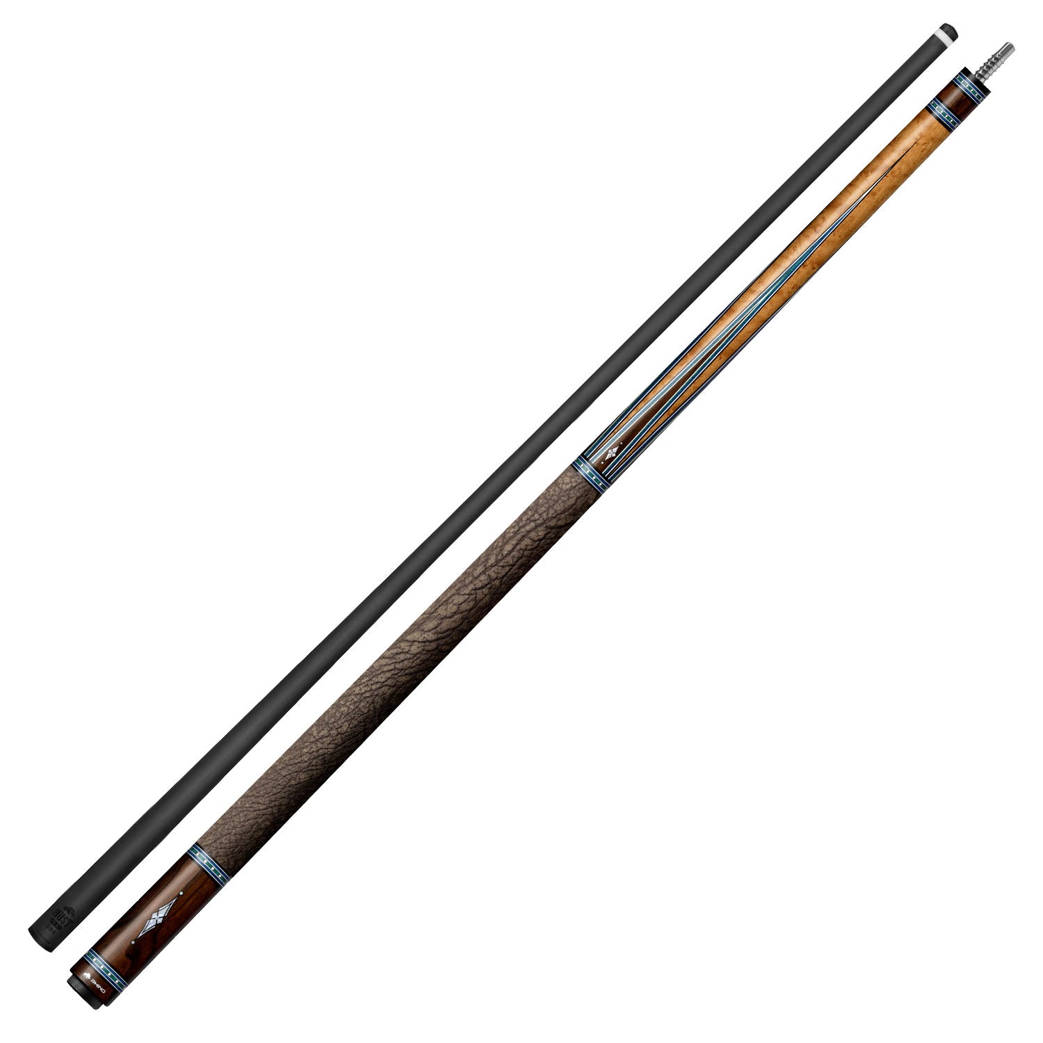 RHINO MUST POOL CUE - MAPLE AZURE INLAY