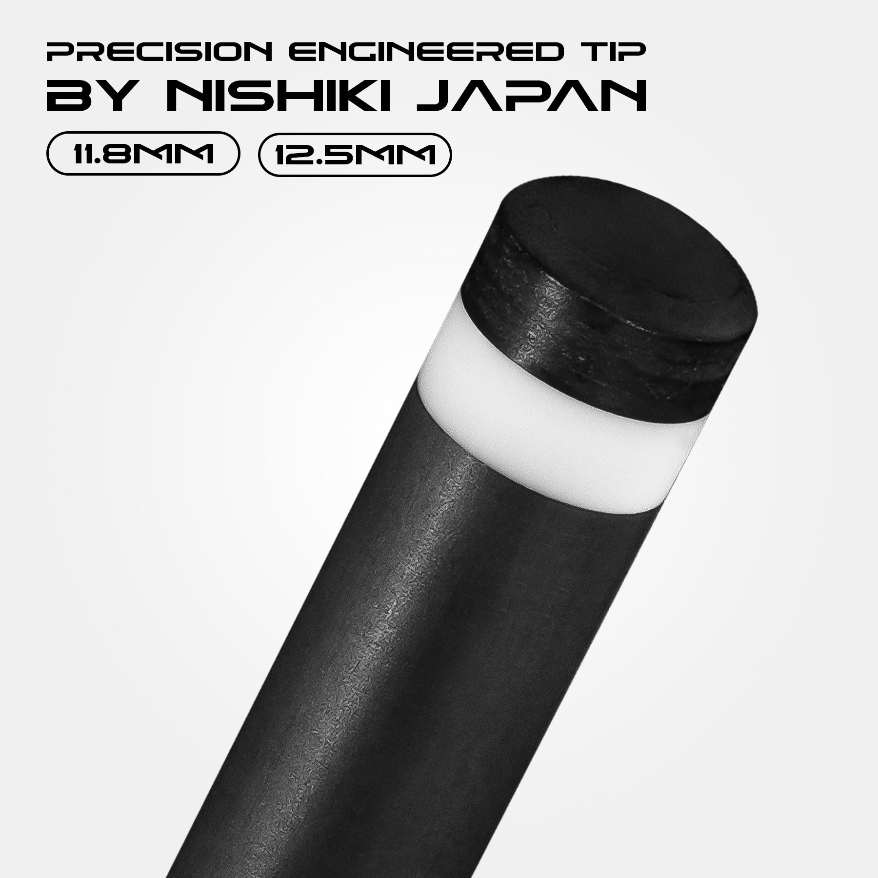 RHINO MUST 30" / 3/8-8 Pro Carbon Pool Cue Single Shaft