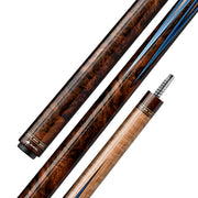 RHINO MUST POOL CUE - BURL BLUEPOINT