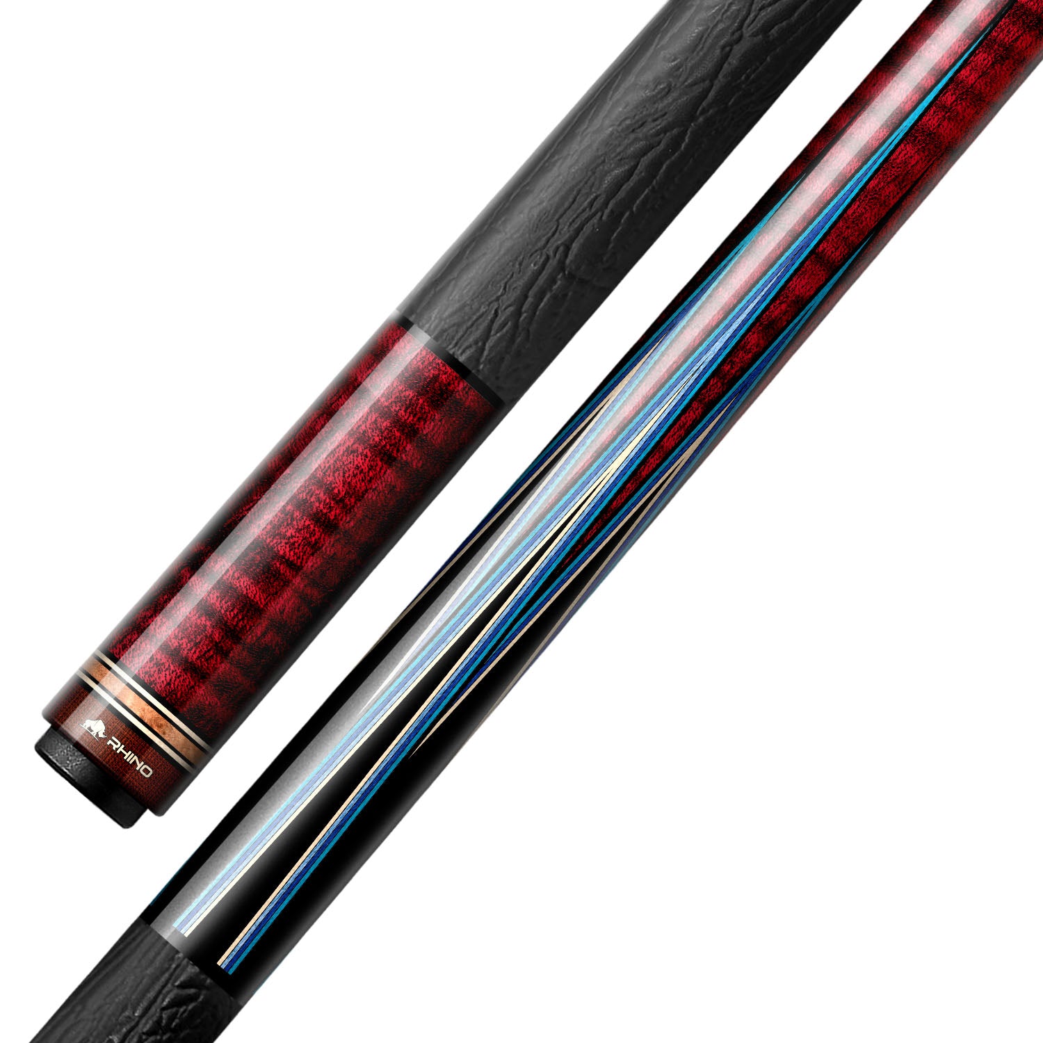 RHINO MUST POOL CUE - CRIMSON BLUEPOINT