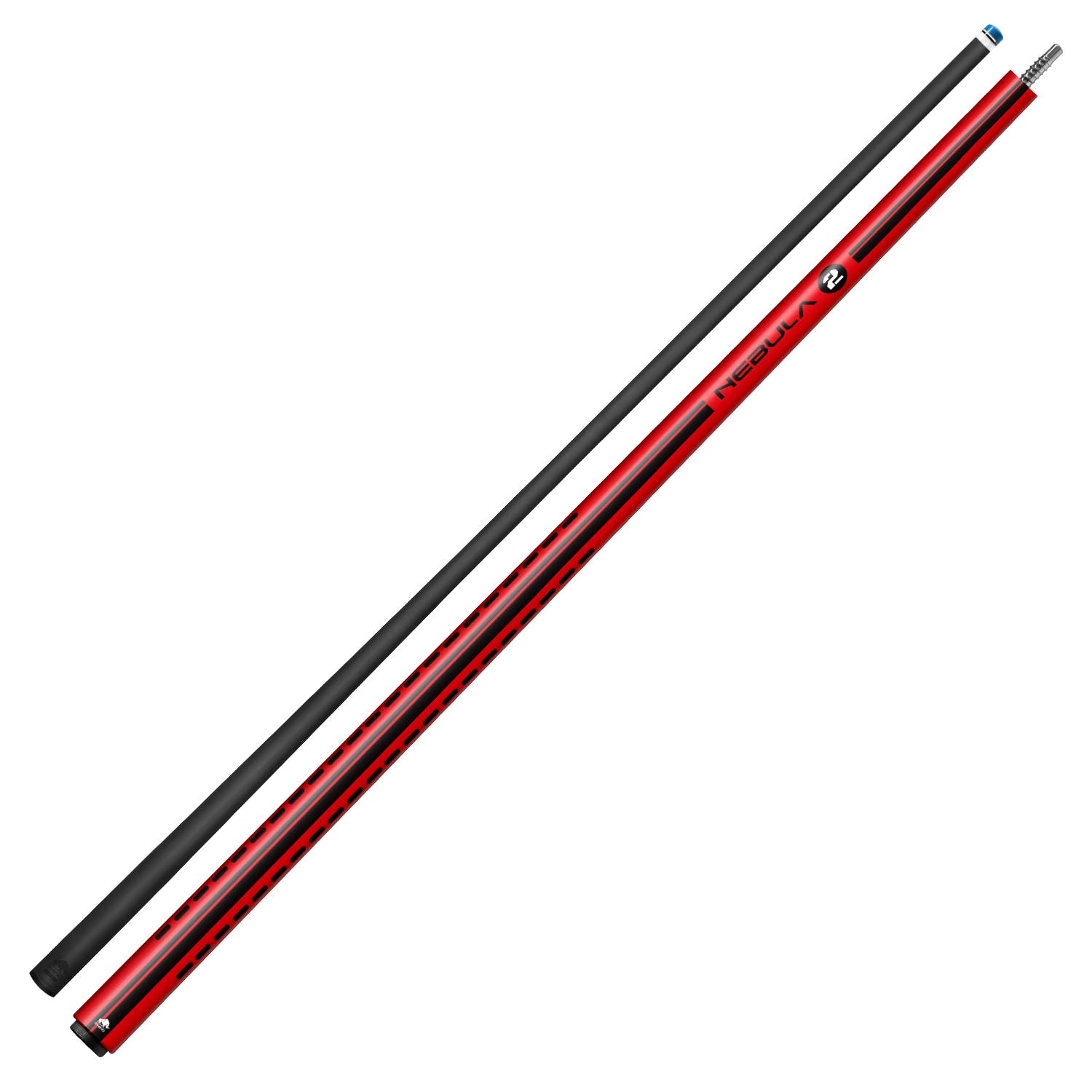 Nebula 2 Pool Cue - Crimson Red - Wrapless