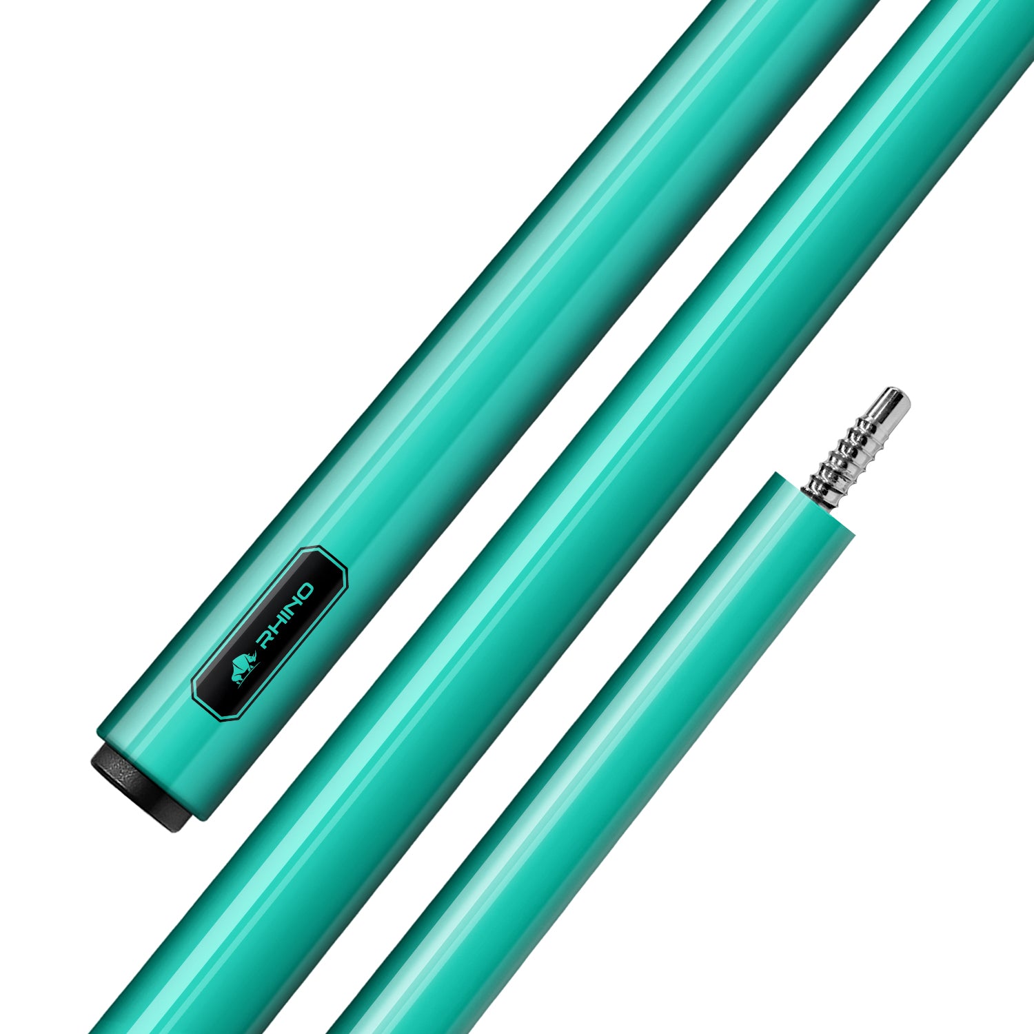 LUMINAX Cue Butt - TROPICAL TURQUOISE (wrapless)