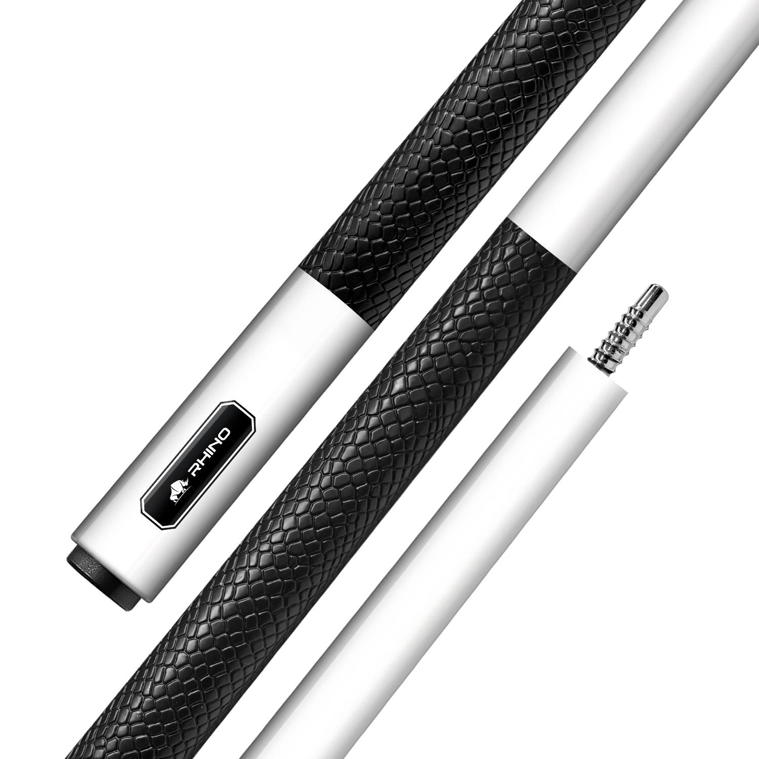 LUMINAX POOL CUE - WHITE PEARL - SPORT WRAP