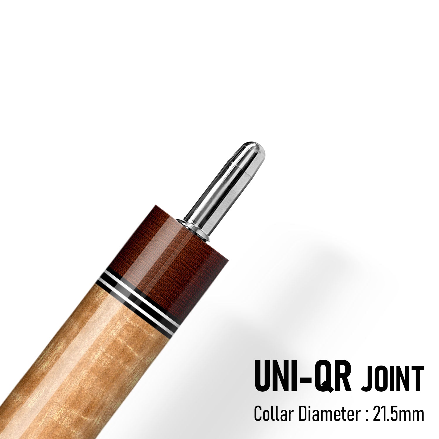 Z Fusion ZF1 Cue Butt – Blue Burl (Wrapless)