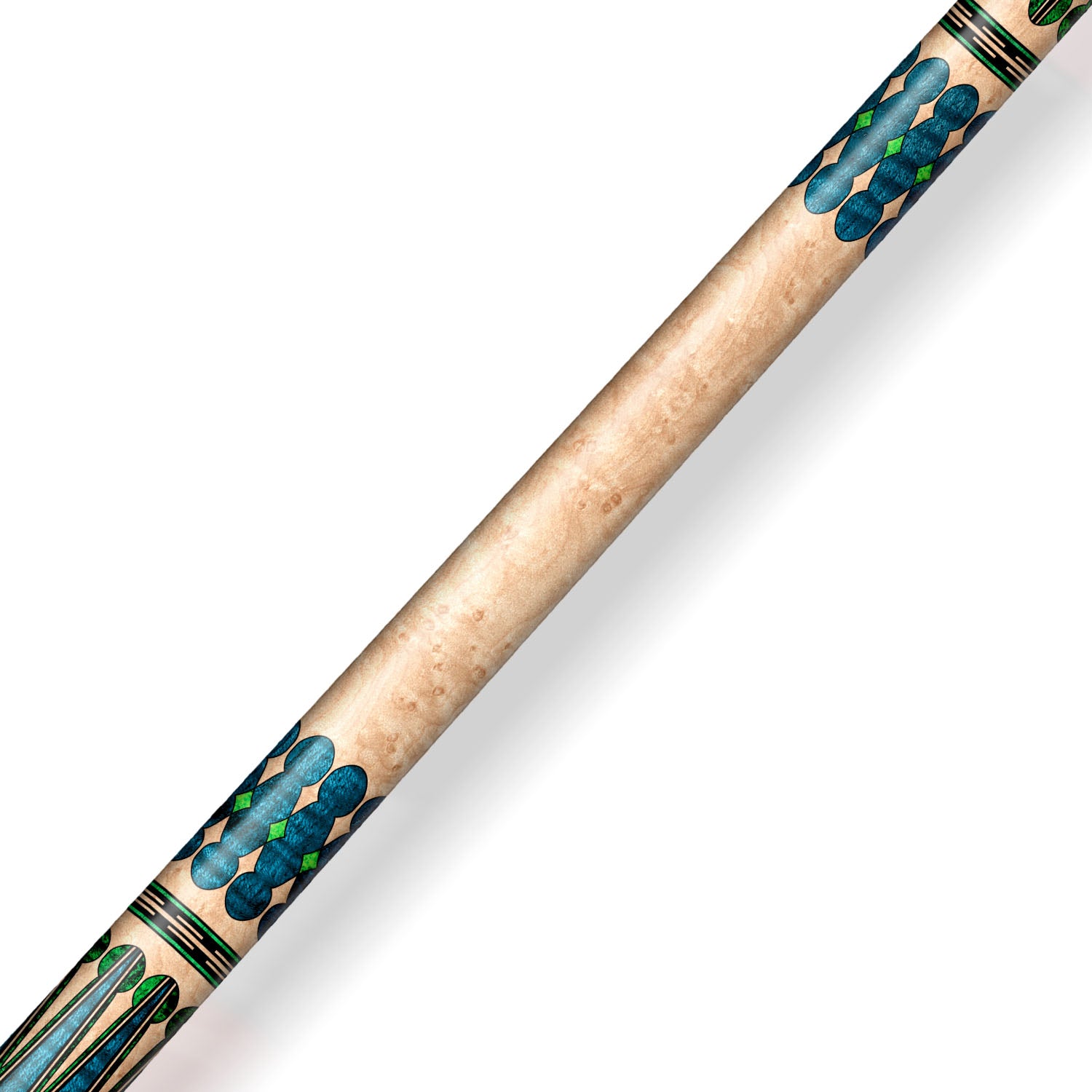 Z LUK ZL1 Cue Butt – Emerald Pulse (Wrapless)