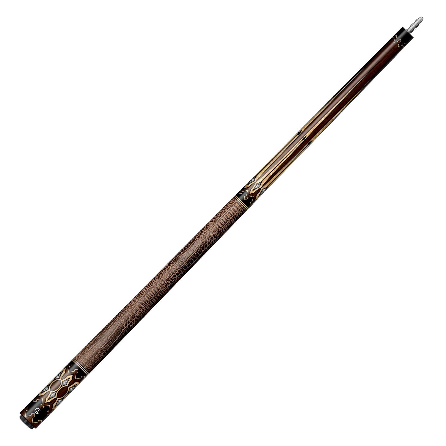 Z LUK ZL4 Cue Butt – Copper Viper (Leather wrap)