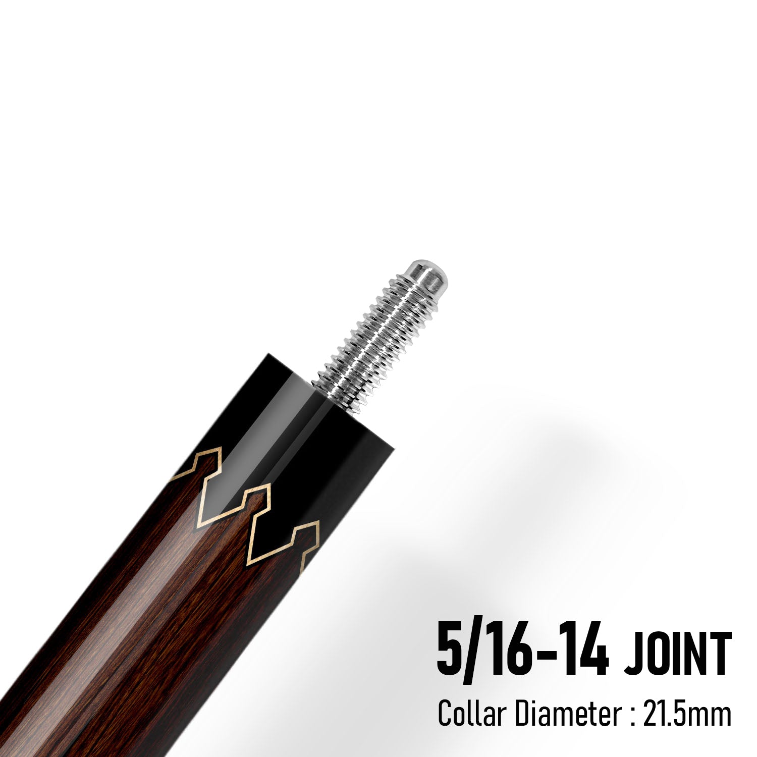 Z LUK ZL4 Cue Butt – Copper Viper (Leather wrap)