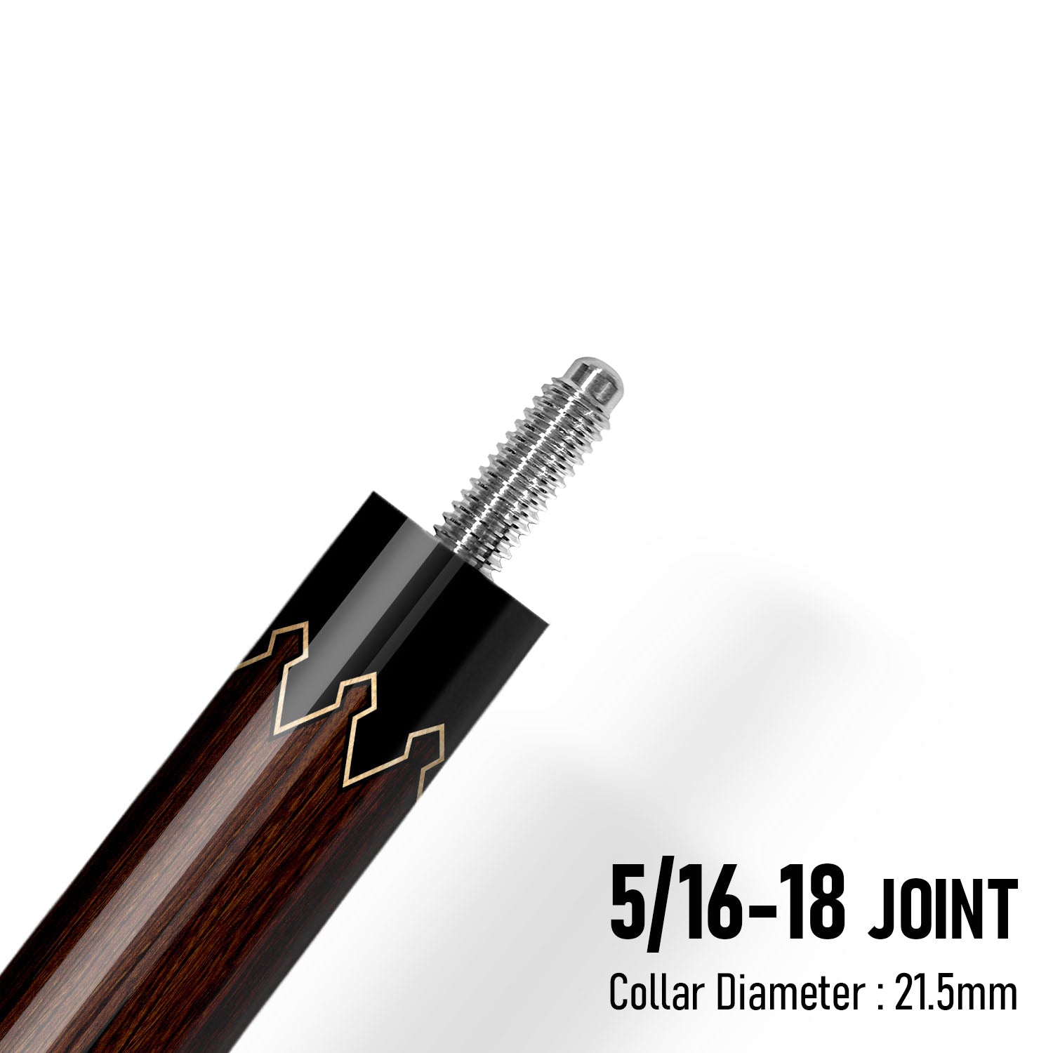 Z LUK ZL4 Cue Butt – Copper Viper (Leather wrap)