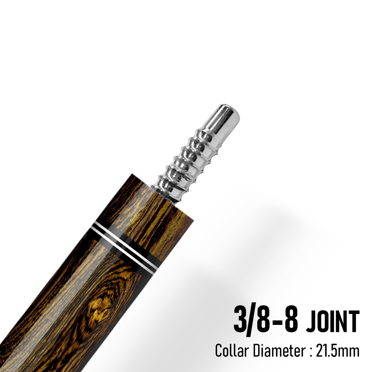 Z Pure ZP5 Cue Butt – Bocote (Leather wrap)