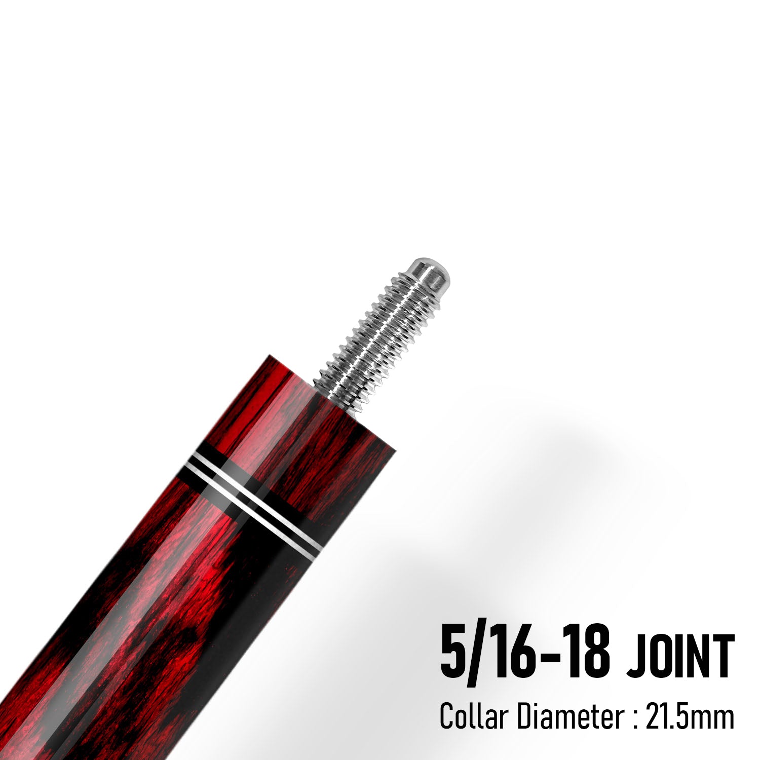 Z Pure ZP4 Cue Butt – Cocobolo (Leather wrap)