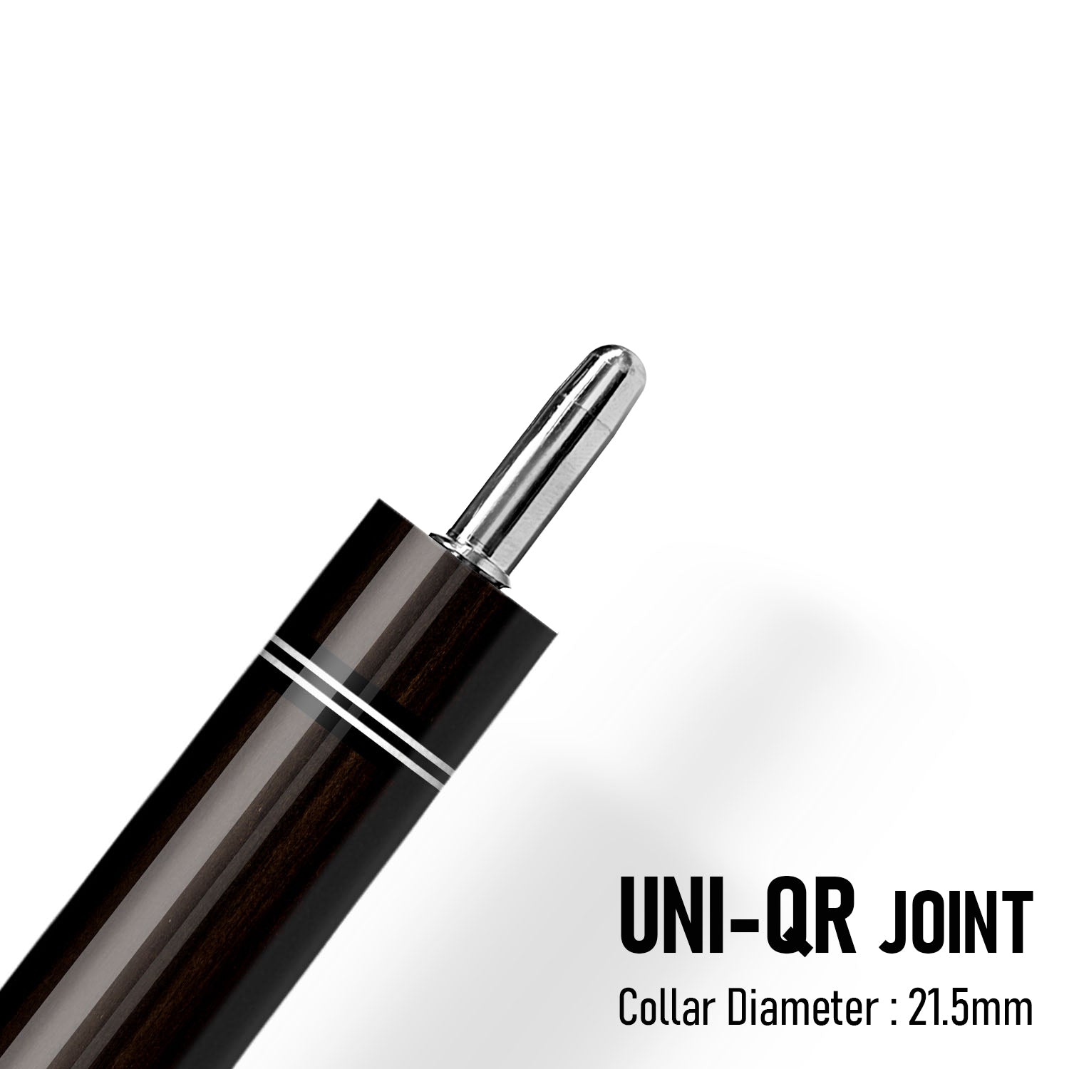 Z Pure ZP2 Cue Butt – Ebony (Leather wrap)