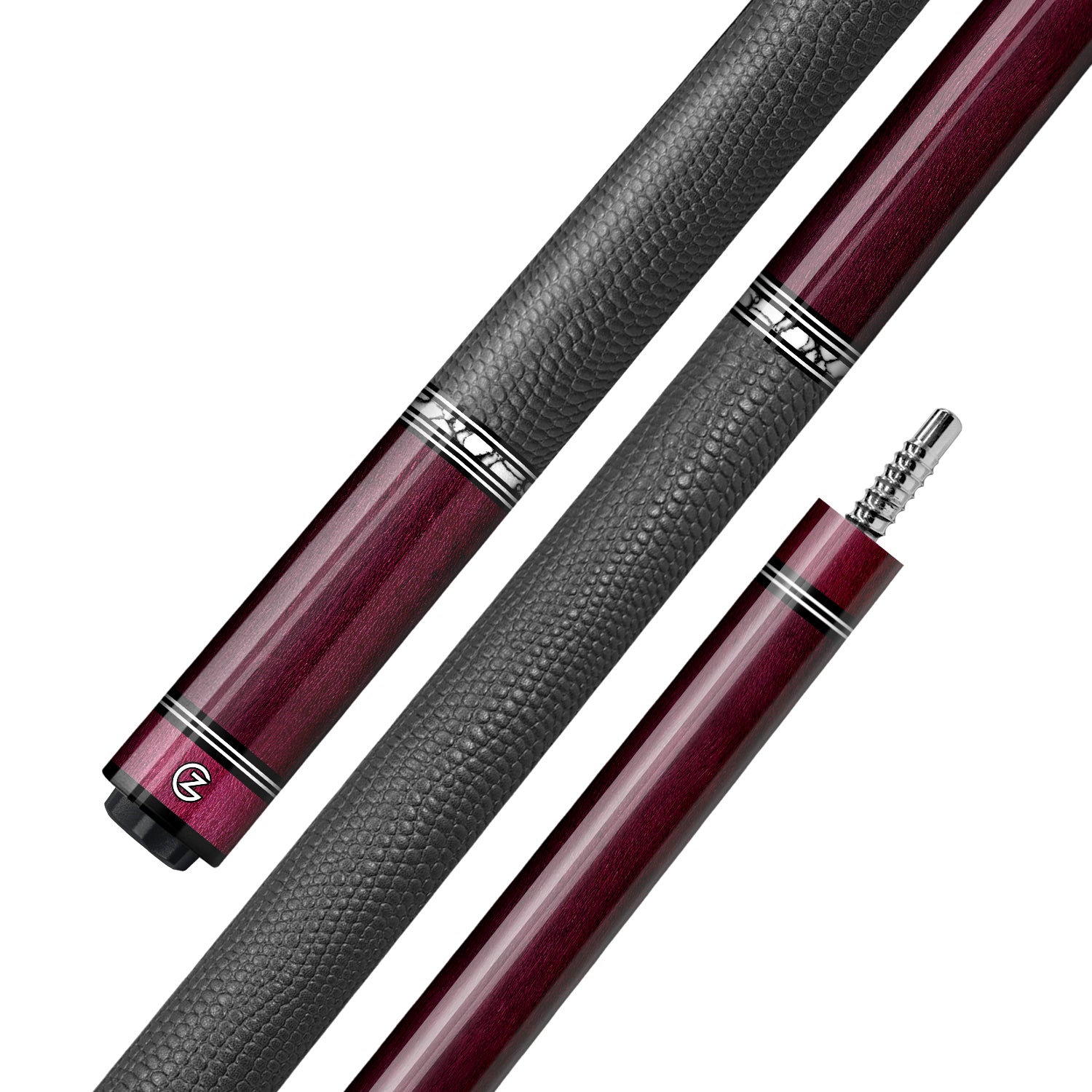 Z Pure ZP1 Cue Butt – Purple Heart (Leather wrap)