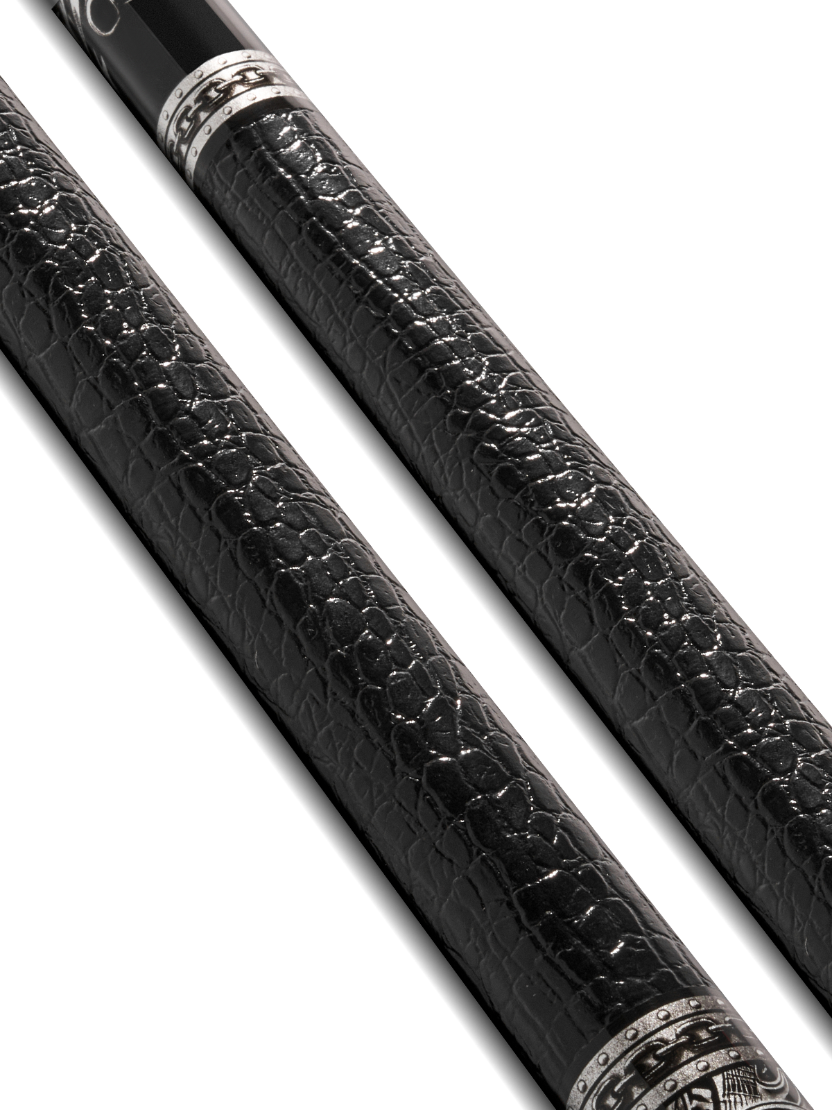 EVO REBEL POOL CUE - BLACK LEATHER WRAP