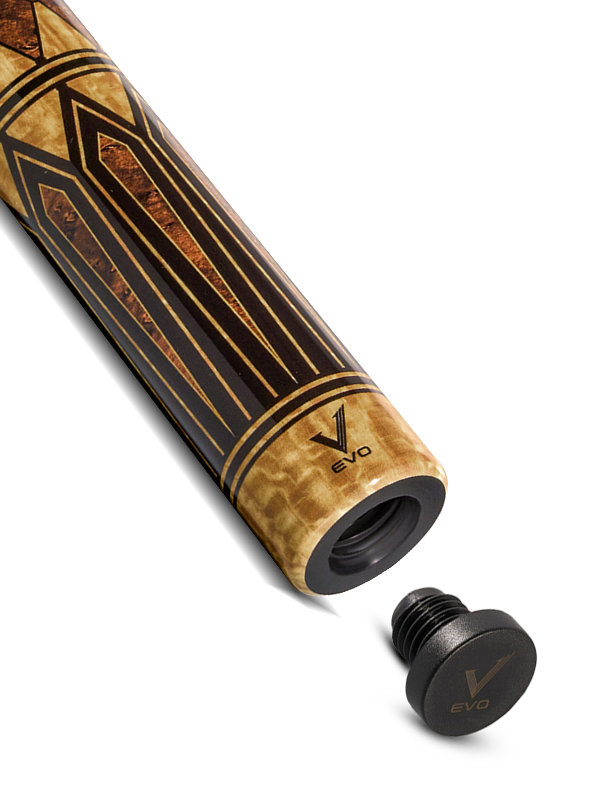 EVO CRYSTAL POOL CUE - UMBER CREST