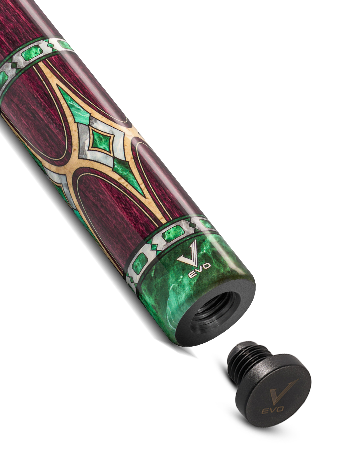 EVO ROYALE POOL CUE - GARNET CREST