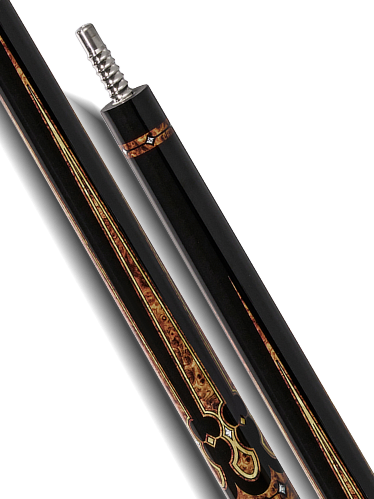 EVO CROWN POOL CUE - MONARCH BLADE - LEATHER WRAP