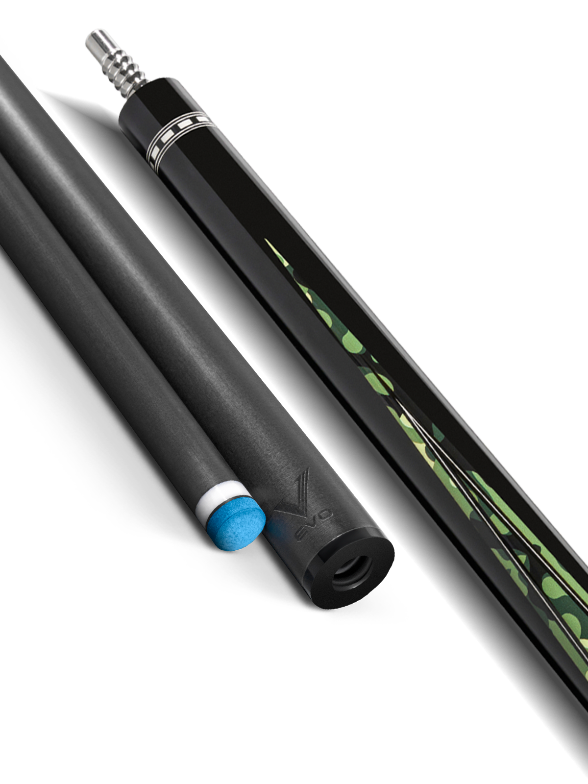 EVO RECON POOL CUE - VIPER - LEATHER WRAP