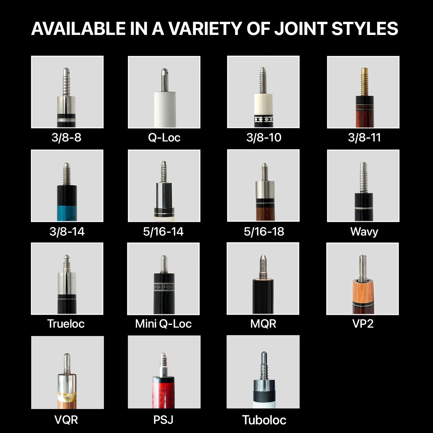 Rhino - 30" / Quick Release (VQR) Carbon Pool Cue Single Shaft