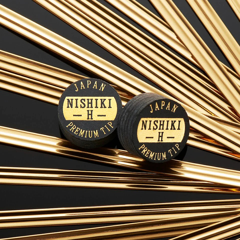 NISHIKI PREMIUM POOL CUE TIP - BLACK