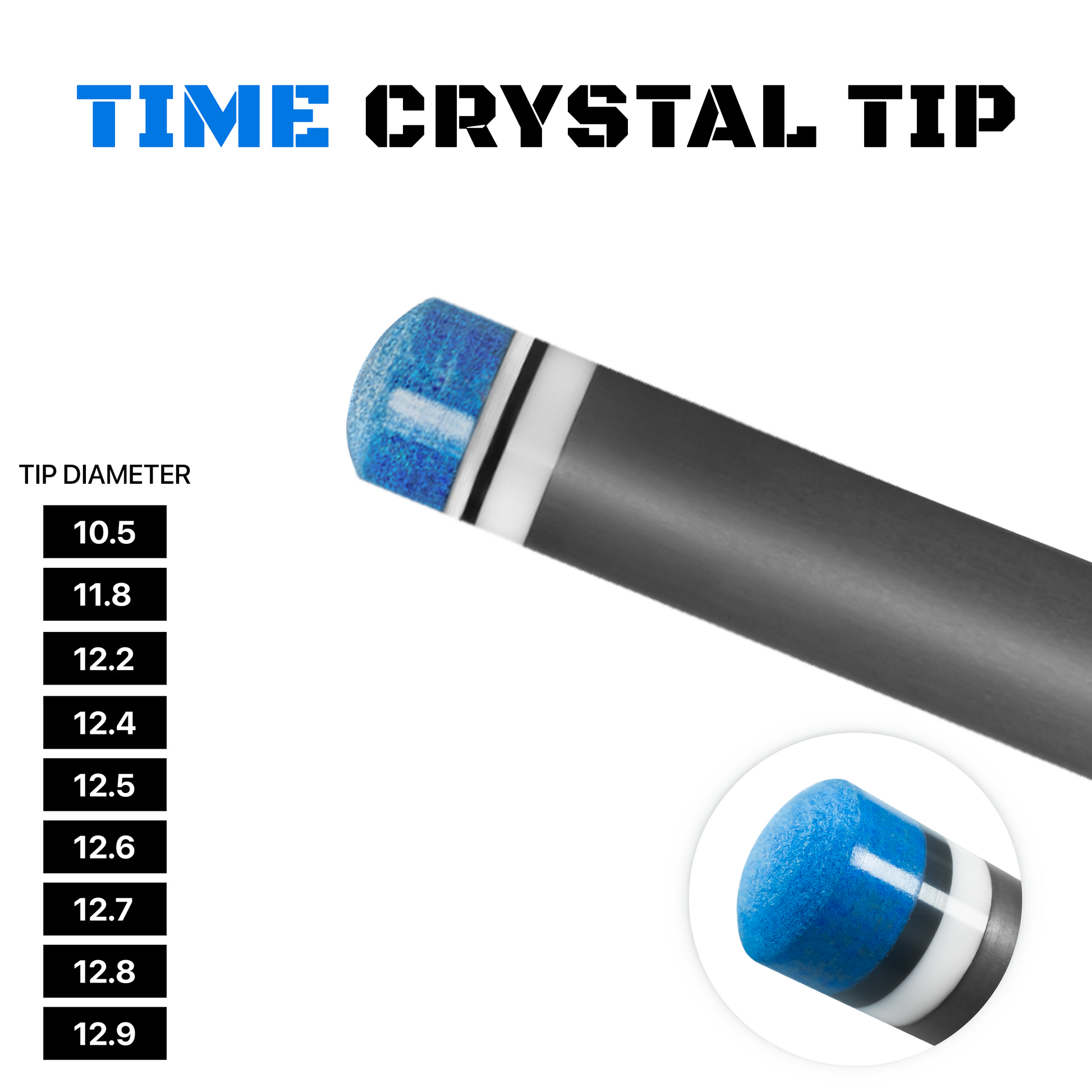 Rhino - 30" / 5/16-18 Carbon Pool Cue Single Shaft